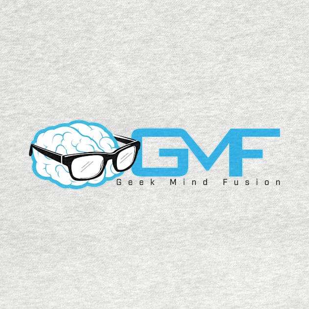 Geek Mind Fusion Logo Horizontal (Light Colors) by GeekMindFusion